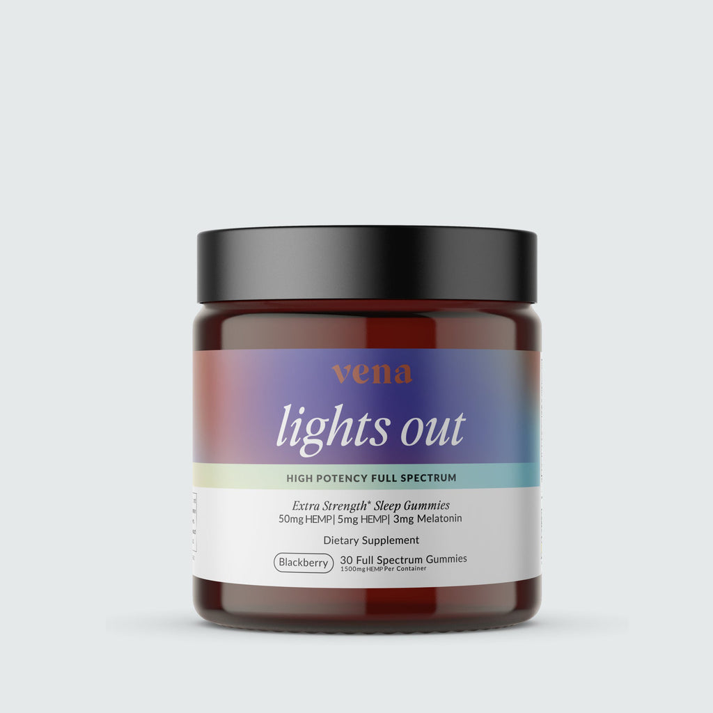 Lights Out Extra Strength Sleep Gummies Vena Wellness